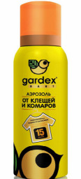 Аэрозоль GARDEX Baby от клещей и комаров на одежду 100 мл