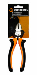 Бокорезы,200мм.,никелированные,двухкомпонентные рукоятки Вихрь