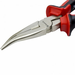 Длинногубцы 200 мм загнутые Niскеl МАТRIХ