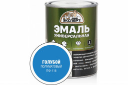 Эмаль ПФ-115 универсальная алкидная ЭКСПЕРТ полуматовая голубая 0,8кг