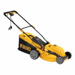 Газонокосилка электрическая GMC-1800, шир. 38см, 1800 Вт, 6 уров., травосб. 35 л Denzel