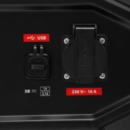 Генератор бензиновый RS-7000E, 6 кВт, 230В, электростартер MTX