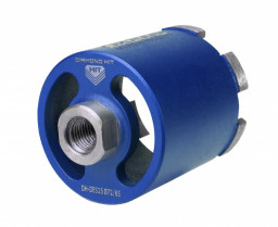 Коронка алмазная по железобетону M16 Ø72x65 DH-DE525 R 6LSP АДЕЛЬ микроудар сухой рез