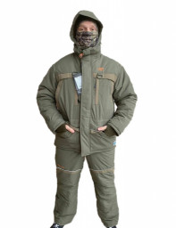 Костюм зимний Рыболов 2, таслан, графит -45 Тайгер