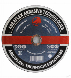 Круг отрезной ABRAFLEX A30 INOX BF 230*3,0