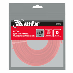 Леска для триммера звезда 2,0 мм х 15 м MTX