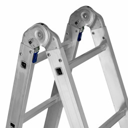 Лестница шарнирная алюминиевая, 4 х 4 ступени, Сибртех