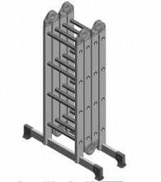 Лестница трансформер 4*4 Новая Высота Профи