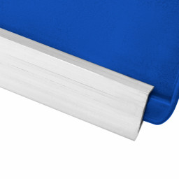 Лопата для уборки снега пластиковая, синяя, 420 х 425 мм, без черенка, Сибртех