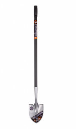 Лопата штыковая дамская НЕВЕСОМОСТЬ 155х60х1270мм алюминиевый черенок ЦИ 