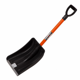 Лопата снеговая пластиковая STELS 275х345х890 мм с черенком