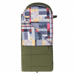 Мешок спальный TRAVEL Wide Plus 300 220х106 Hollowfiber зелёный NISUS