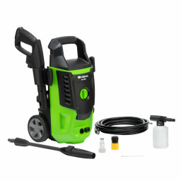 Моечная машина высокого давления АМ-1800, 1800 Вт, 140 бар, 350 л/ч, колесная Сибртех