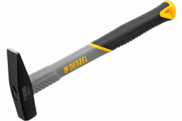 Молоток слесарный 200 г кованый фибергласовая рукоятка c TPR покрытием Denzel