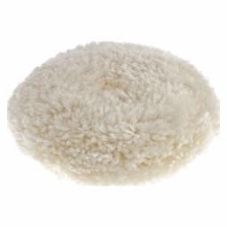 Насадка полировальная "под липучку" 180 мм MATRIX короткая плетеная шерстяная нить