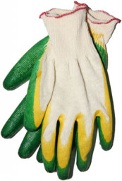 Перчатки  х/б с 2-м латексом 