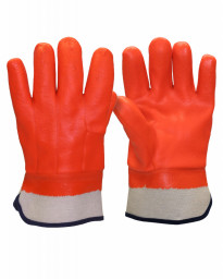 Перчатки утепленные ВИНТЕРЛЕ КП ПВХ, х/б ткань с начесом, манжет-крага