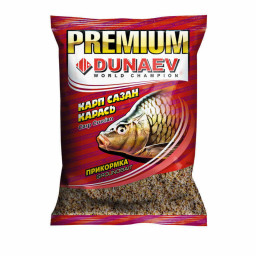 Прикормка DUNAEV-PREMIUM 1 кг Карп-Сазан Мед Красная