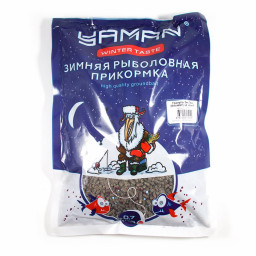 Прикормка Yaman Winter Taste Гранулы 3мм, Лещ зимняя (бисквит), цв. чёрный, 700 г