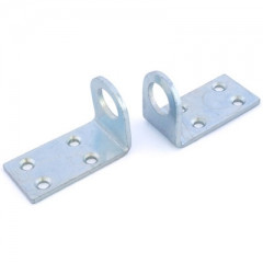 Проушина угловая Кунгур 30*40 цинк, д/нав.замков, пара