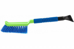 Щетка-сметка для снега со скребком мягкая рукоятка 425 мм Сибртех