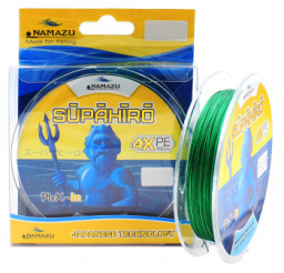 Шнур плетеный Namazu Supahiro d-0,1 цвет в ассортименте