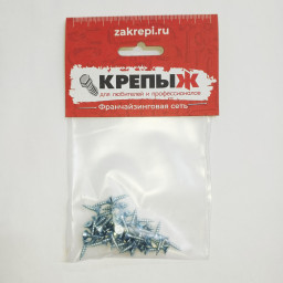 Шуруп 4*12 универсальный оцинкованный КРЕПЫЖ (50 шт)