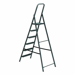 Стремянка 6 ступеней, компактная, стальная Сибртех