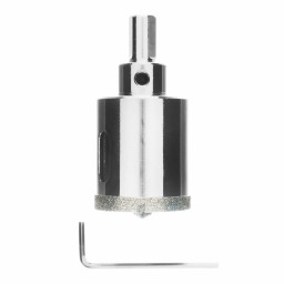 Сверло алмазное по керамограниту, 35 х 67 мм, трехгранный хвостовик Matrix