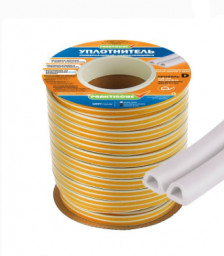 Уплотнитель самоклеящийся PRAKTISCHE HOME 9х8мм D-100 м белый ЦЕНА ЗА 1 п.м. в 1 слой